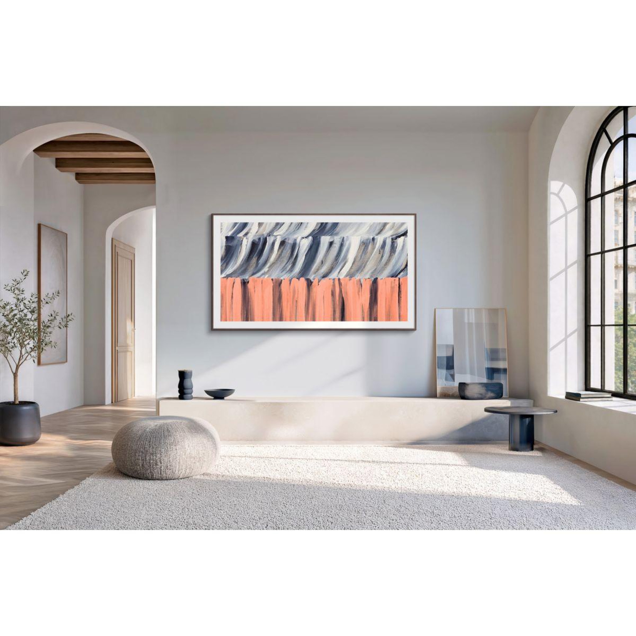 Voir la diapositive 2 : Samsung Tv qled the frame 43ls03he (2026) 43  (108 cm) 4k ultra hd - mode art (effet tableau), smart tv, anti-reflet
