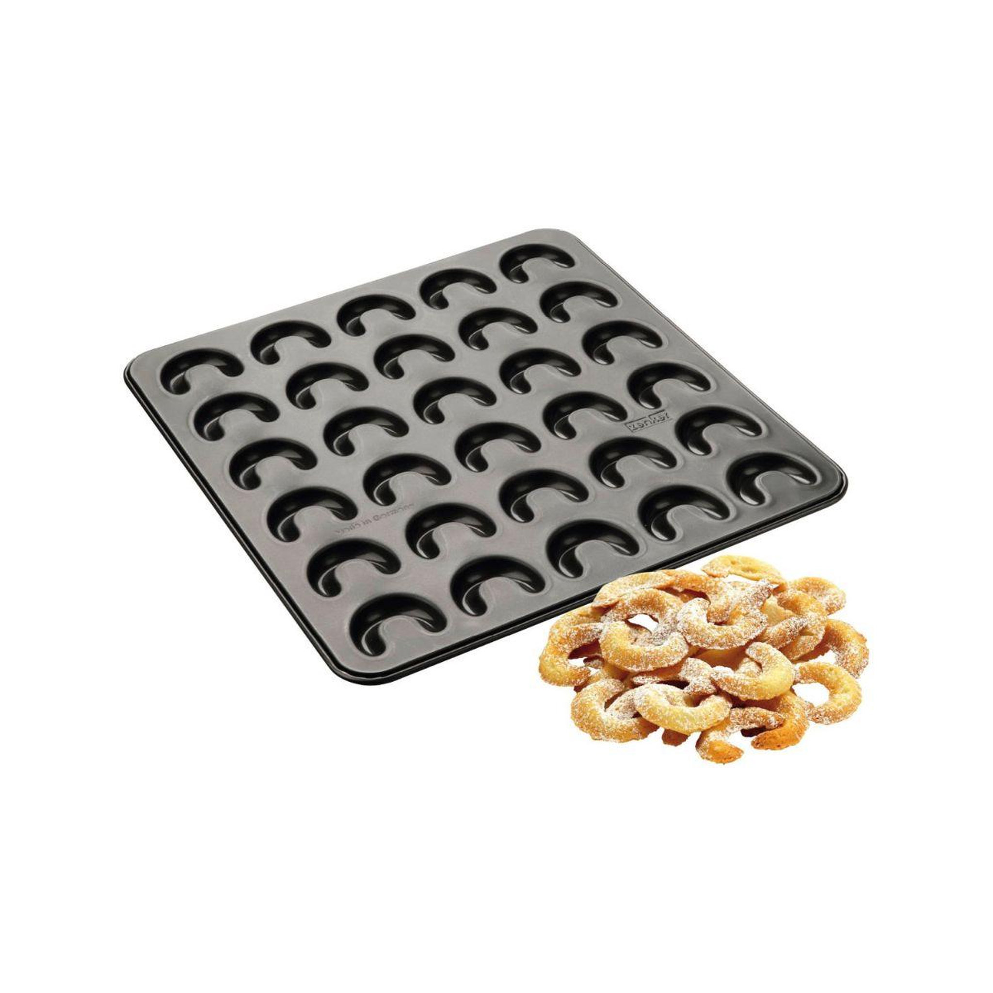 Voir la diapositive 5 : ZENKER Plaque pour 30 croissants à la vanille 31 x 32 cm zenker special creative