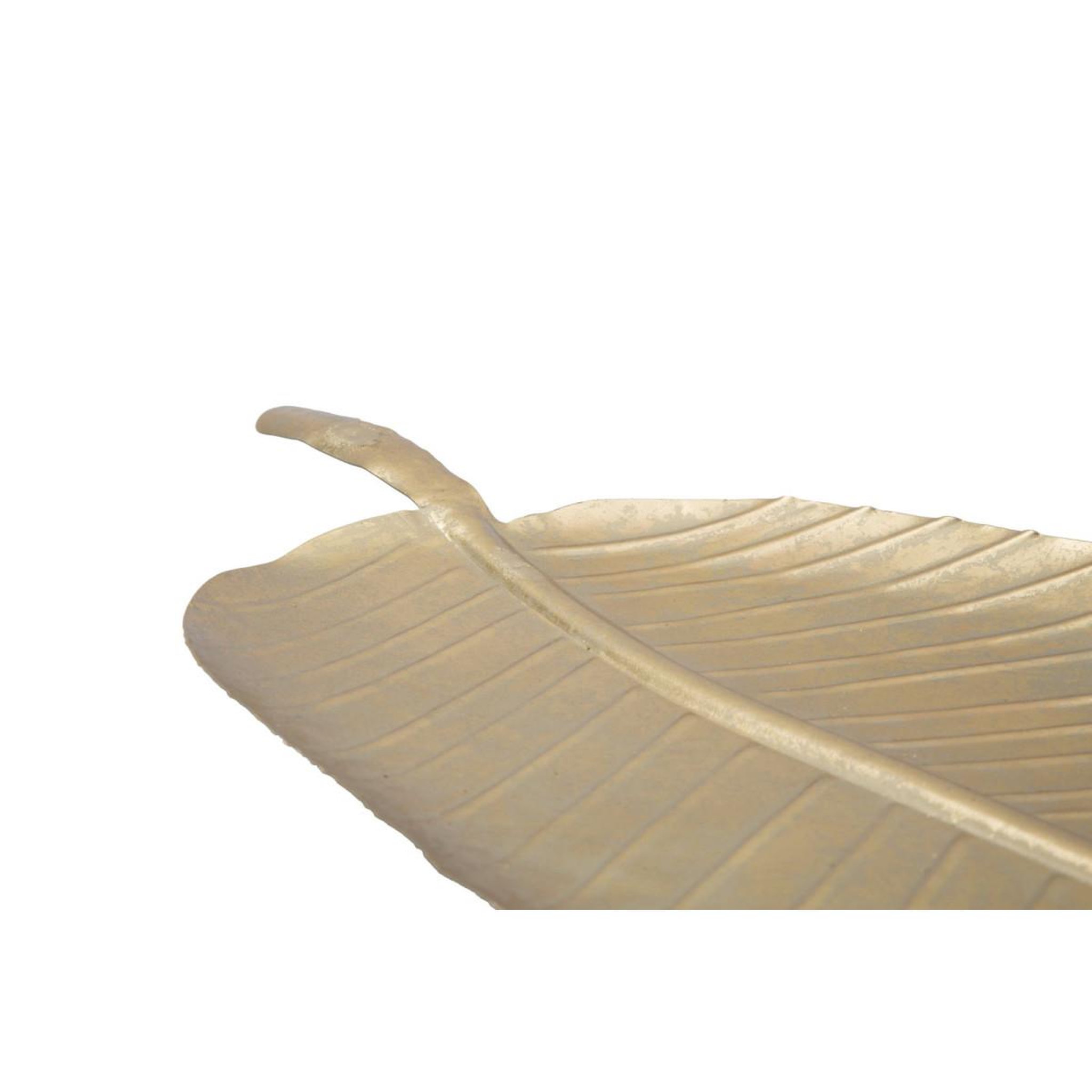 Voir la diapositive 4 : Paris Prix Vide-poche en métal  leaf  55cm or