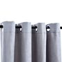 Voir la diapositive 3 : VIDAXL Rideaux occultants avec anneaux en metal 2 pcs Gris 140x225 cm