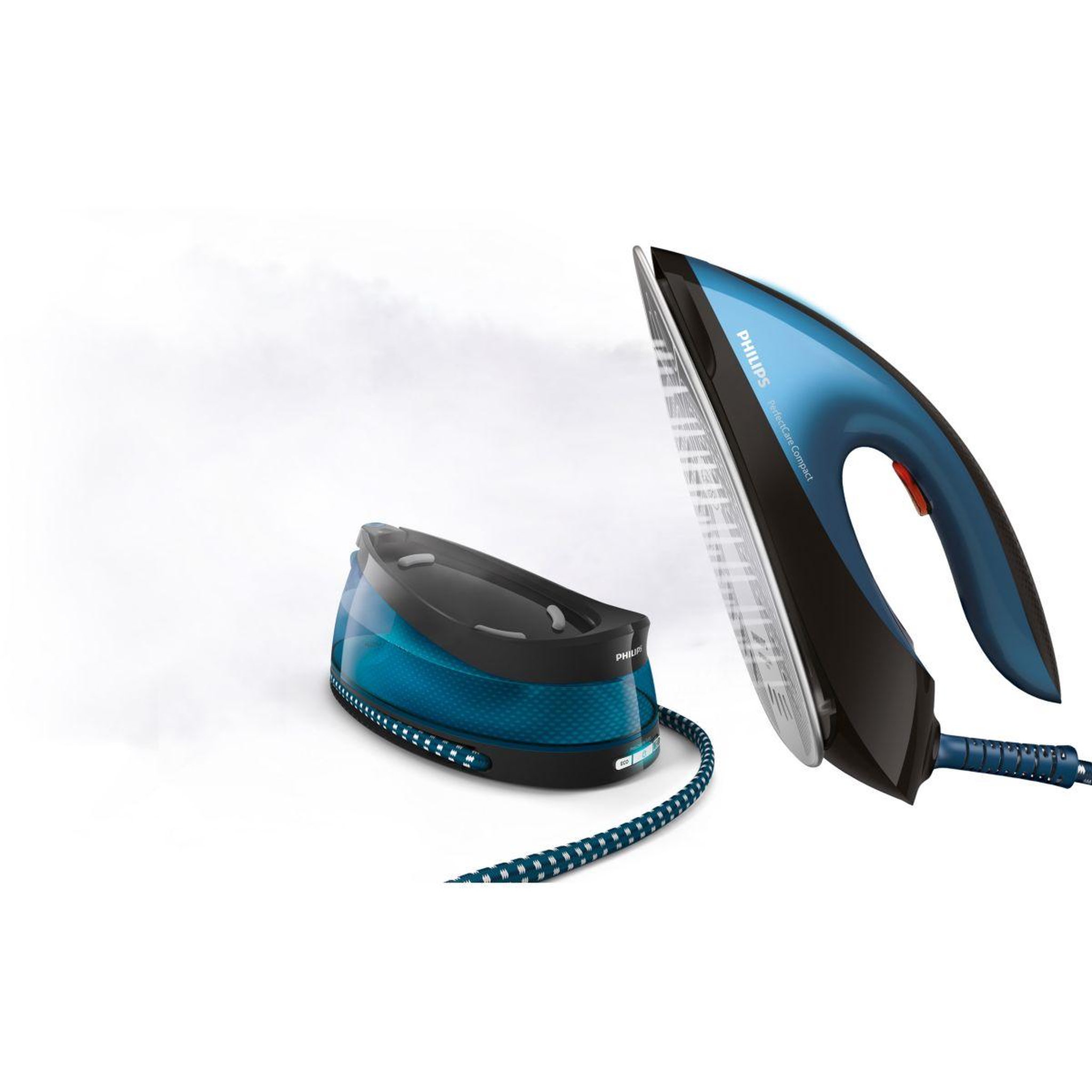 Voir la diapositive 2 : Philips Centrale vapeur GC7846/80 bleu 1,5L