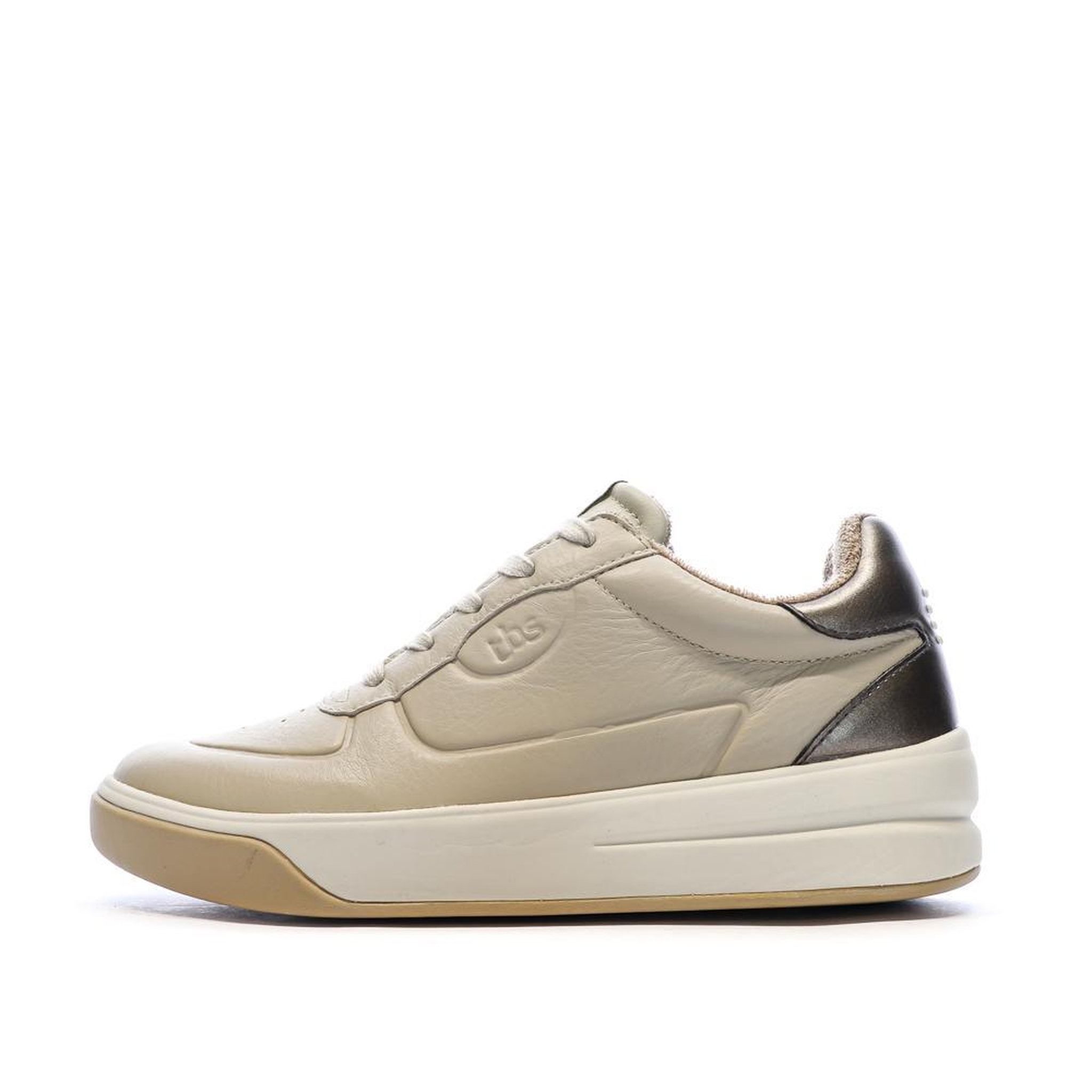 Voir la diapositive 1 : TBS Baskets Beiges Femme TBS CLAUDIE