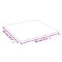 Voir la diapositive 6 : VIDAXL Tapis pour stratifié ou moquette 90 cm x 90 cm