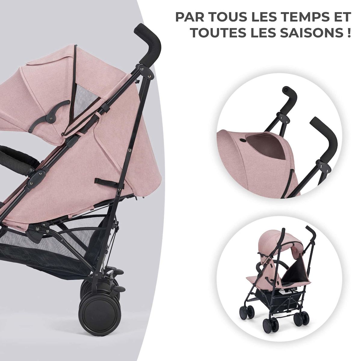KINDERKRAFT Poussette canne compacte dossier repose reglable
