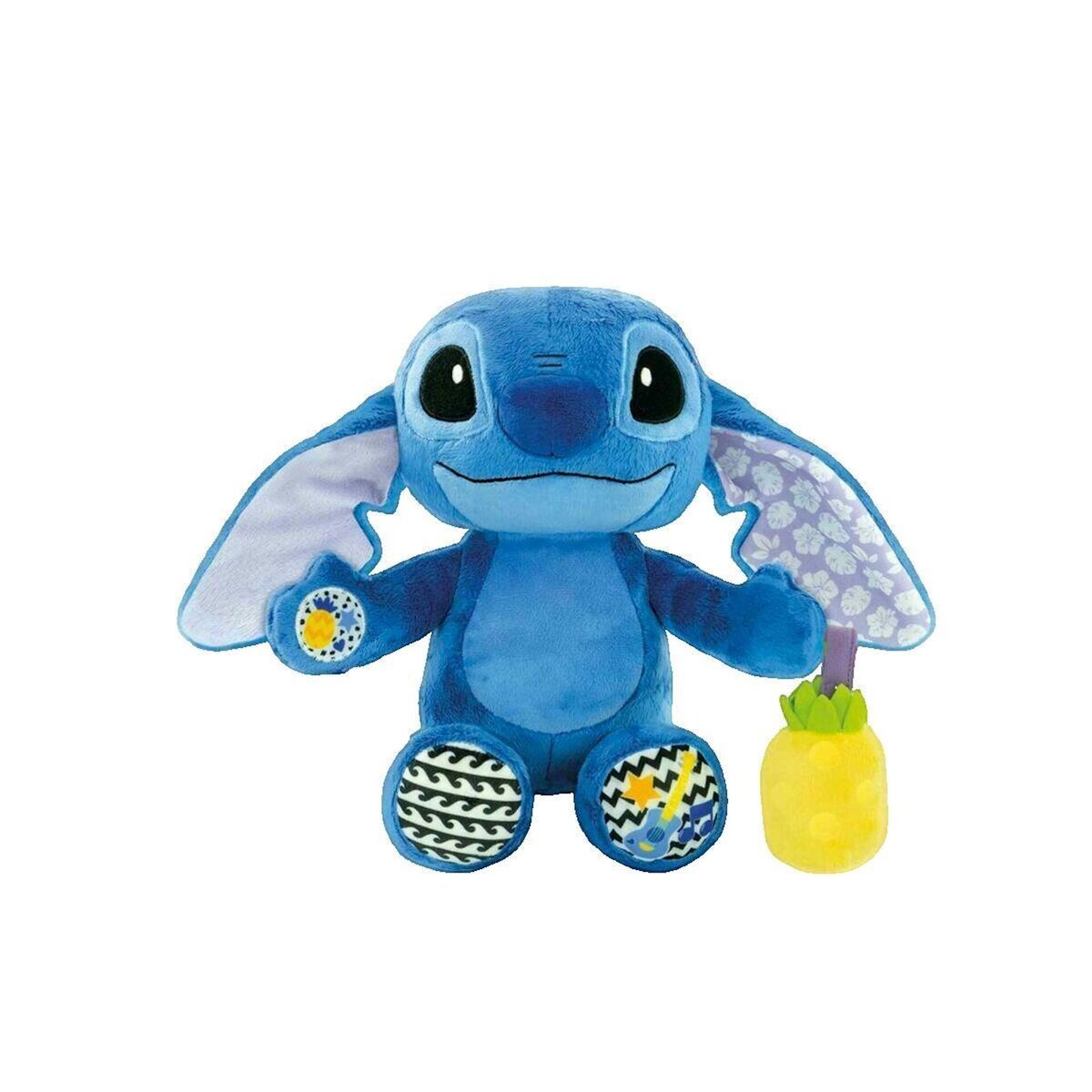 CLEMENTONI Peluche musicale Clementoni Stitch bleue