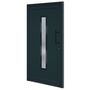 Voir la diapositive 2 : VIDAXL Porte d'entree anthracite 108x200 cm PVC