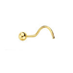 L'ATELIER D'AZUR Piercing Or Jaune 18 Carats 750/000 Boule - Nez