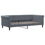 Voir la diapositive 2 : VIDAXL Lit de repos gris fonce 90x190 cm velours