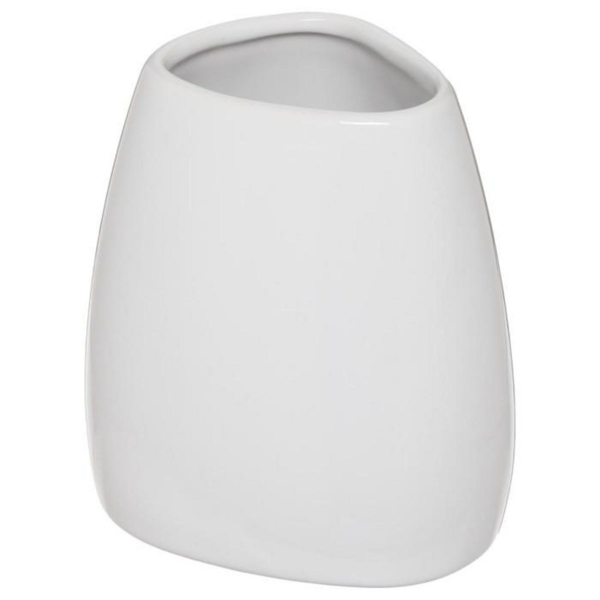 FIVE Gobelet Salle de Bain  Galet  9cm Blanc