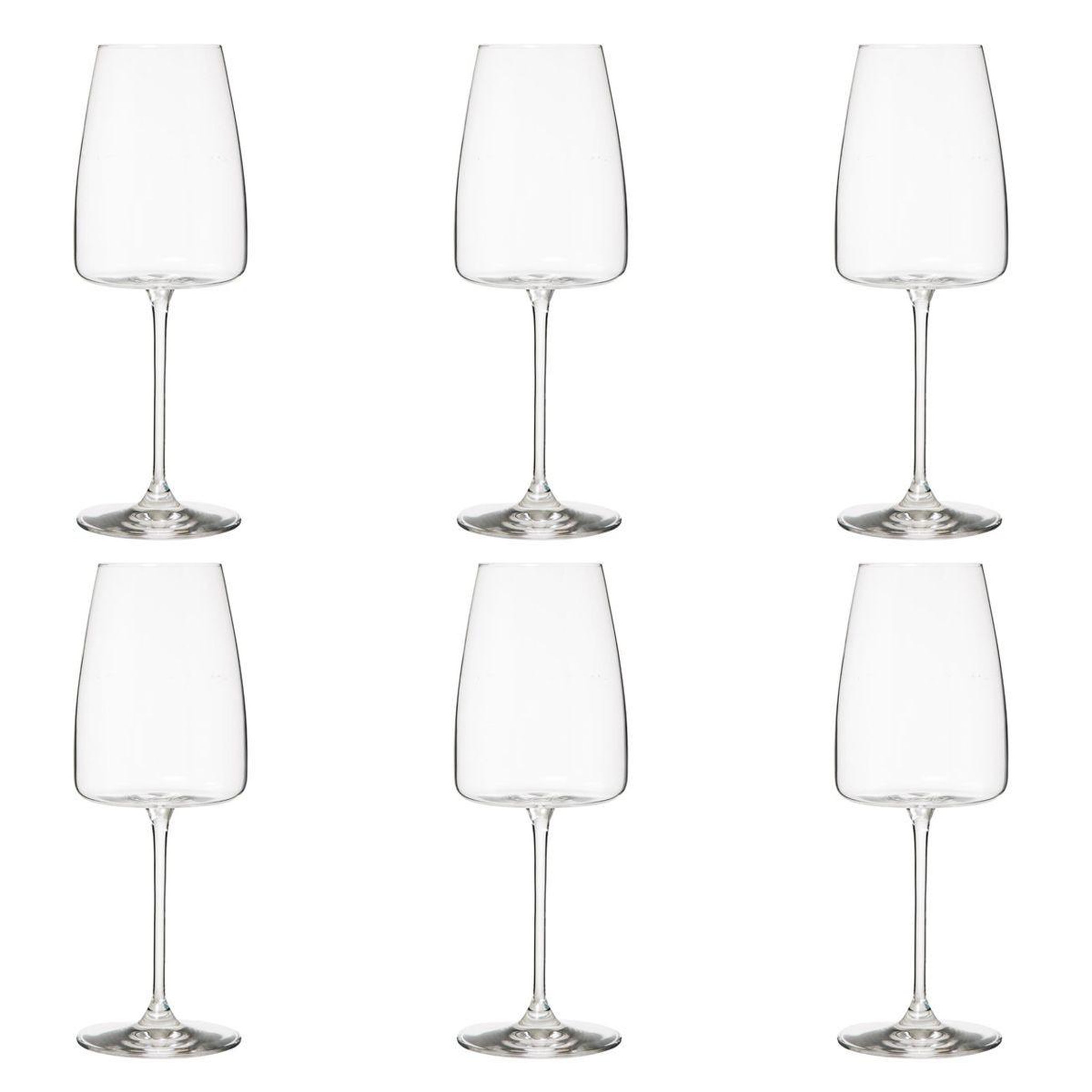 SECRET DE GOURMET Lot de 6 verres à eau  angara  51cl transparent