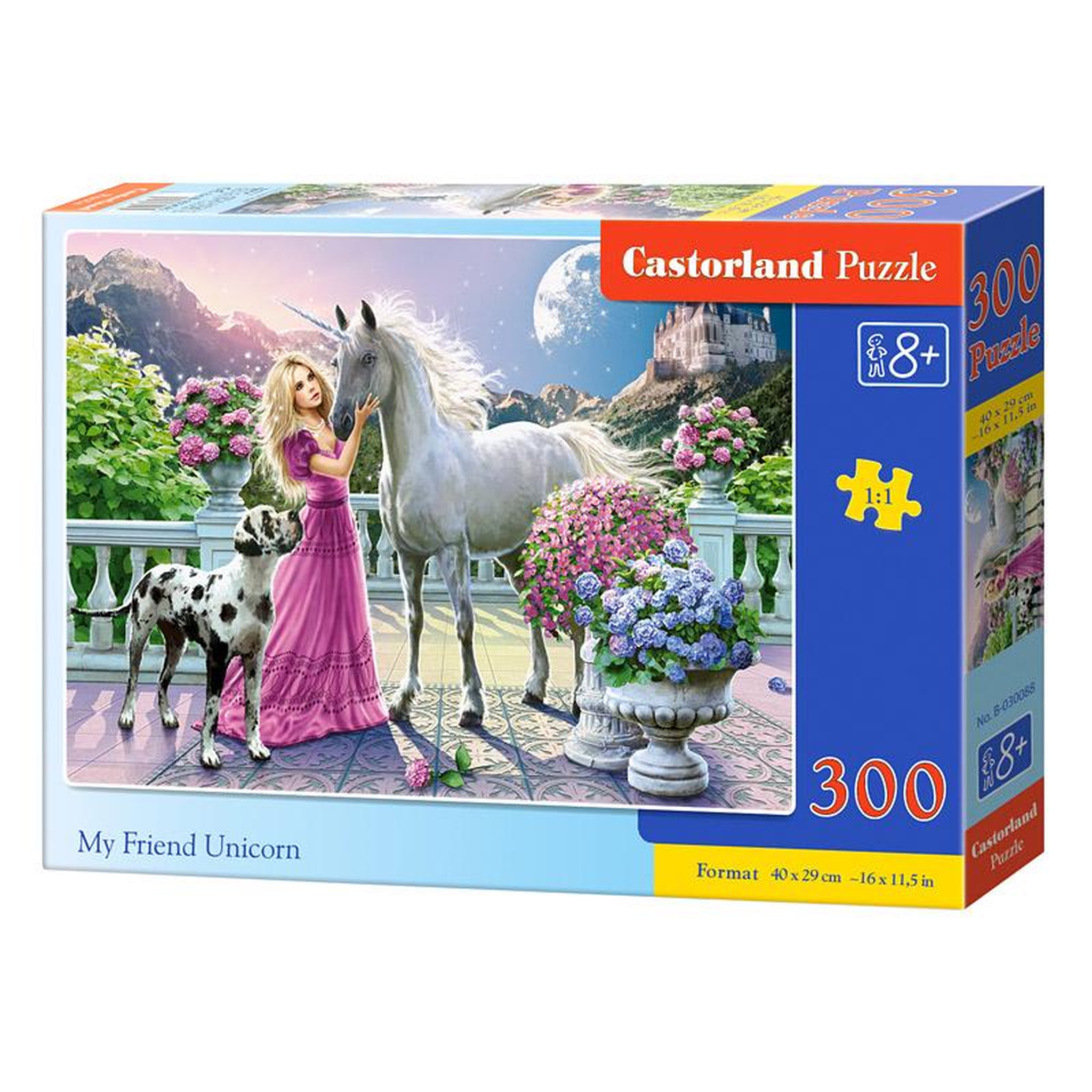 Voir la diapositive 2 : Castorland Puzzle 300 pièces : mon amie la licorne