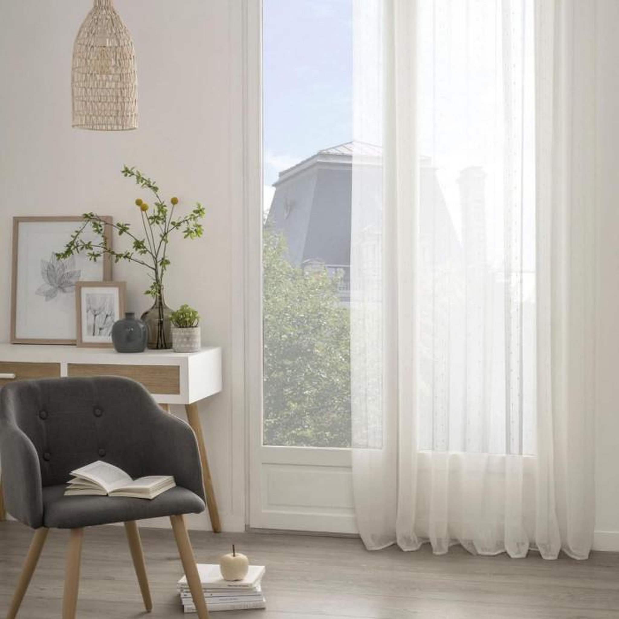 ATMOSPHERA Rideau Voilage  Anissa  140x260cm Lin