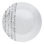 Voir la diapositive 4 : SECRET DE GOURMET Service de Table 18 Pièces  Berbère  27cm Blanc