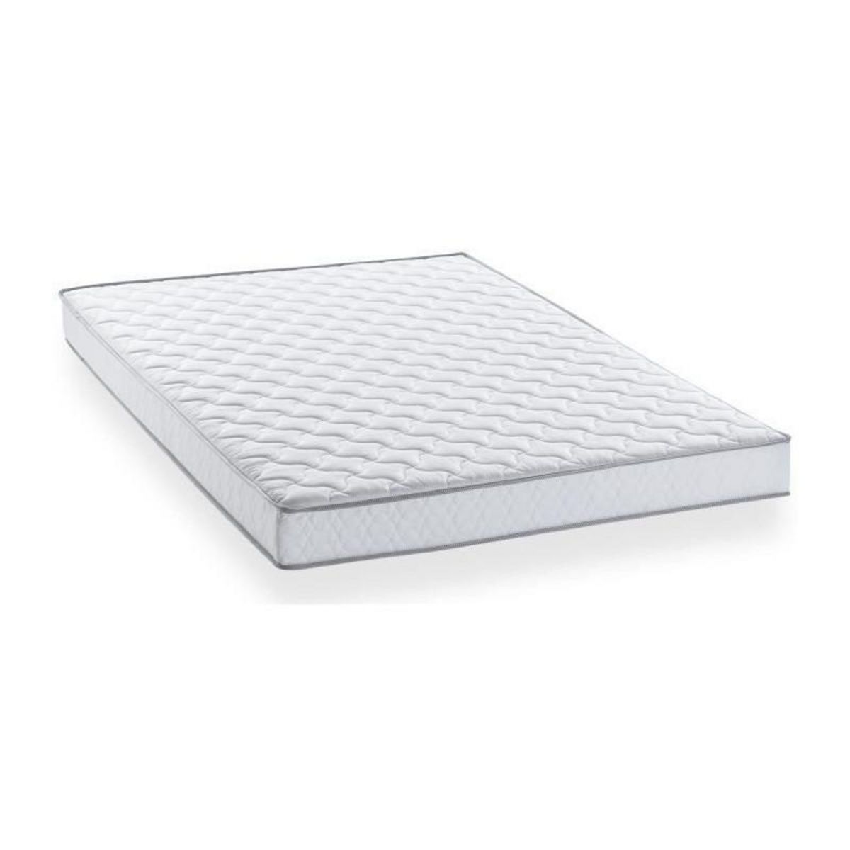 FINLANDEK Ensemble matelas mousse memoire de forme + sommier 140 x 190 - Confort ferme - Epaisseur 14 cm - 5 zones - FINLANDEK Koysi