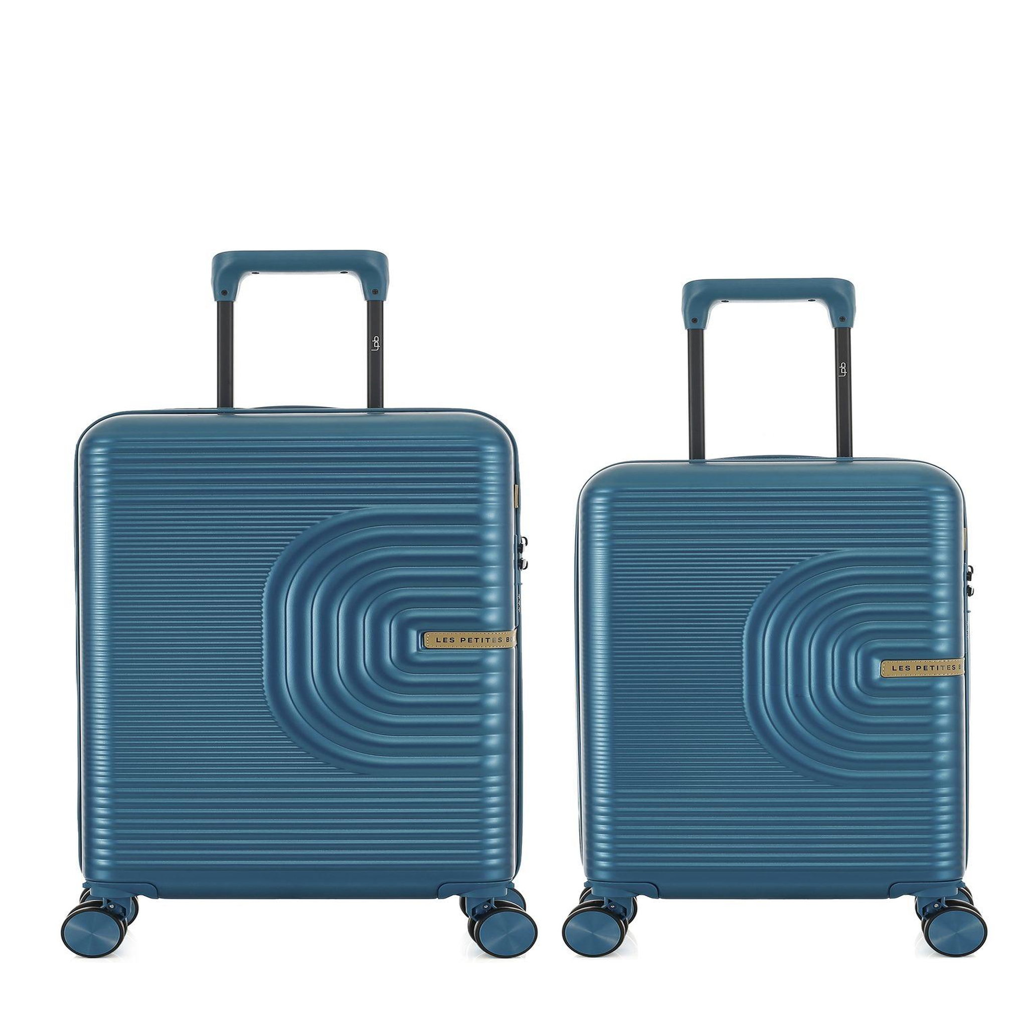 LES P'TITES BOMBES LPB Lot de 2 Valises Rigides Cabine et Cabine XS CELIA