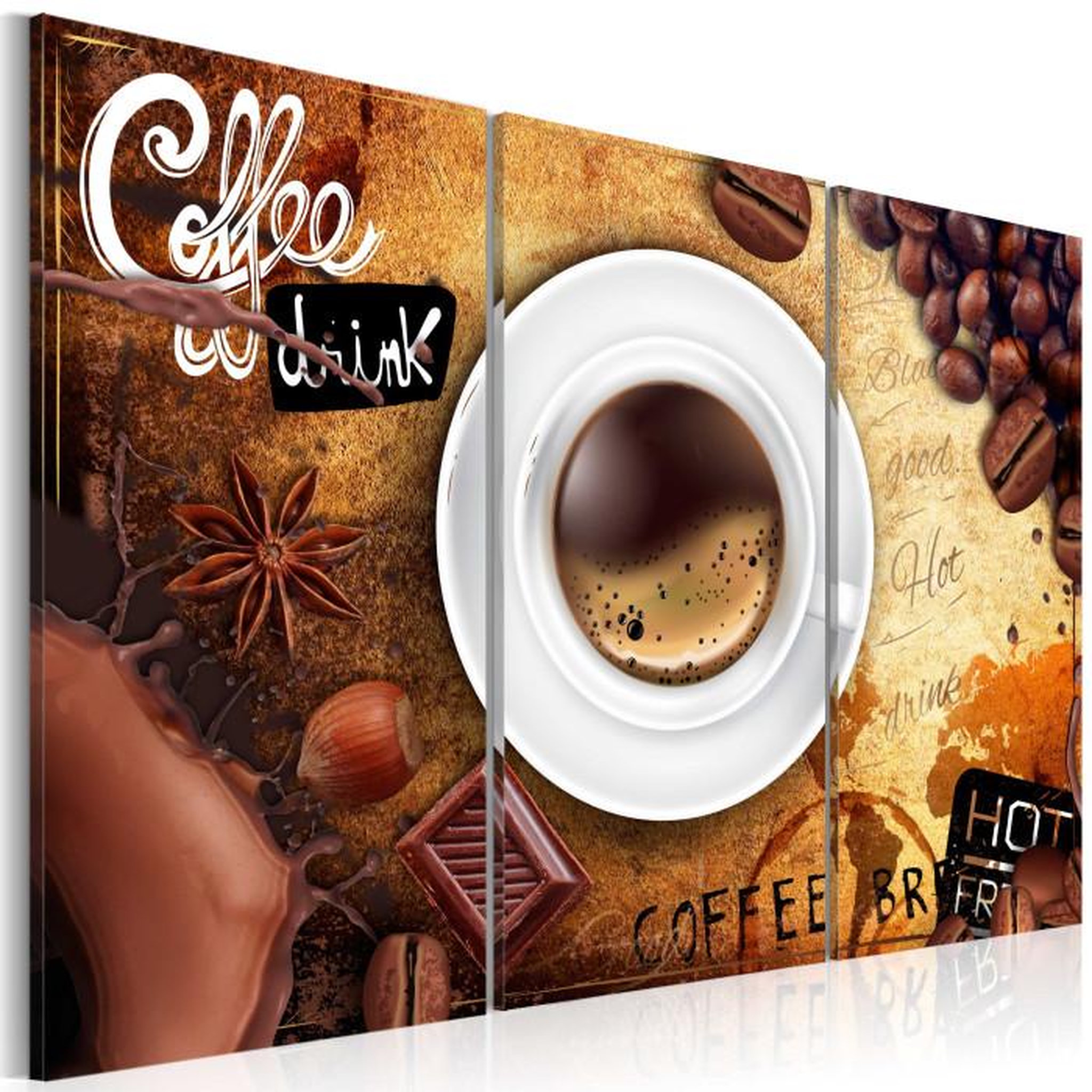 Paris Prix Tableau Imprimé  Cup of Coffee. Coloris disponibles : Multicolore