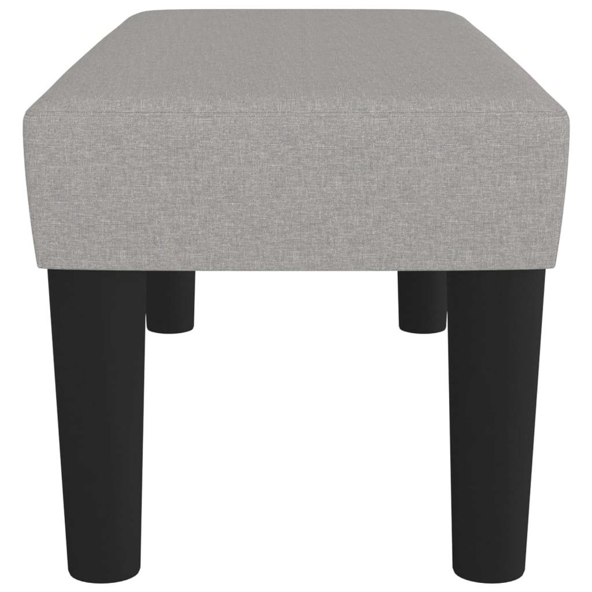 Voir la diapositive 4 : VIDAXL Banc Gris clair 70x30x30 cm Tissu