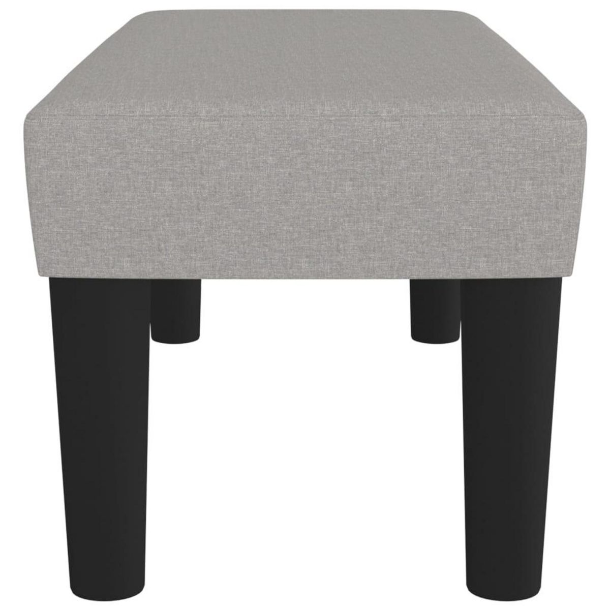 VIDAXL Banc Gris clair 70x30x30 cm Tissu