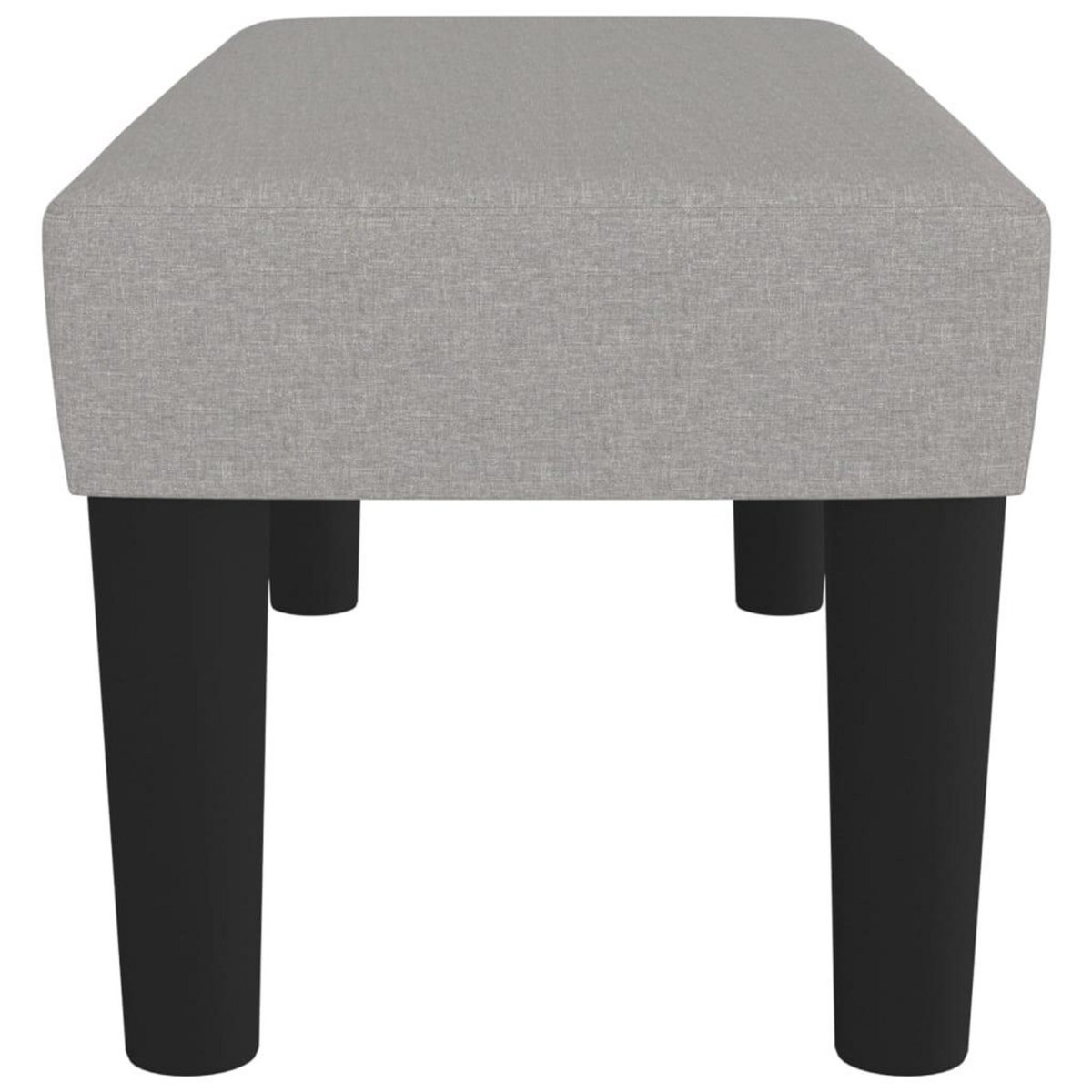 VIDAXL Banc Gris clair 70x30x30 cm Tissu