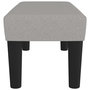 Voir la diapositive 4 : VIDAXL Banc Gris clair 70x30x30 cm Tissu