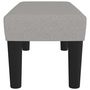 Voir la diapositive 4 : VIDAXL Banc Gris clair 70x30x30 cm Tissu