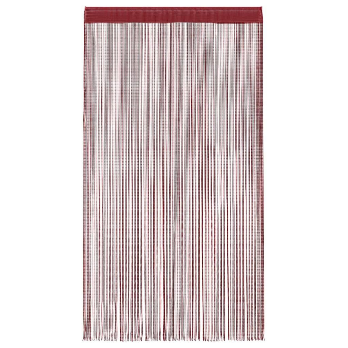 VIDAXL Rideau en fils 2 pcs 140 x 250 cm Bordeaux