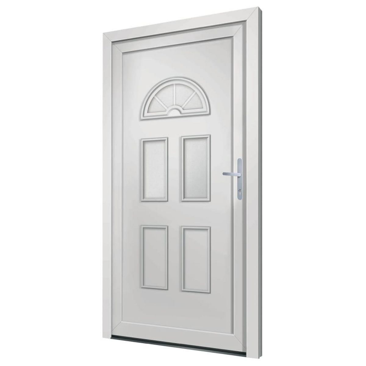 VIDAXL Porte d'entree blanc 110x210 cm PVC