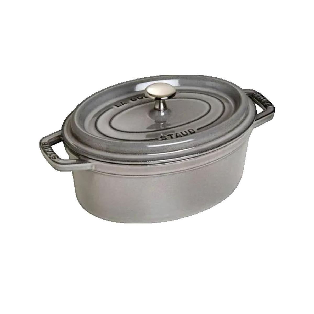 Staub Cocotte en fonte Staub 23 cm Émaillée Graphite