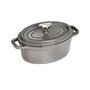 Voir la diapositive 1 : Staub Cocotte en fonte Staub 23 cm Émaillée Graphite