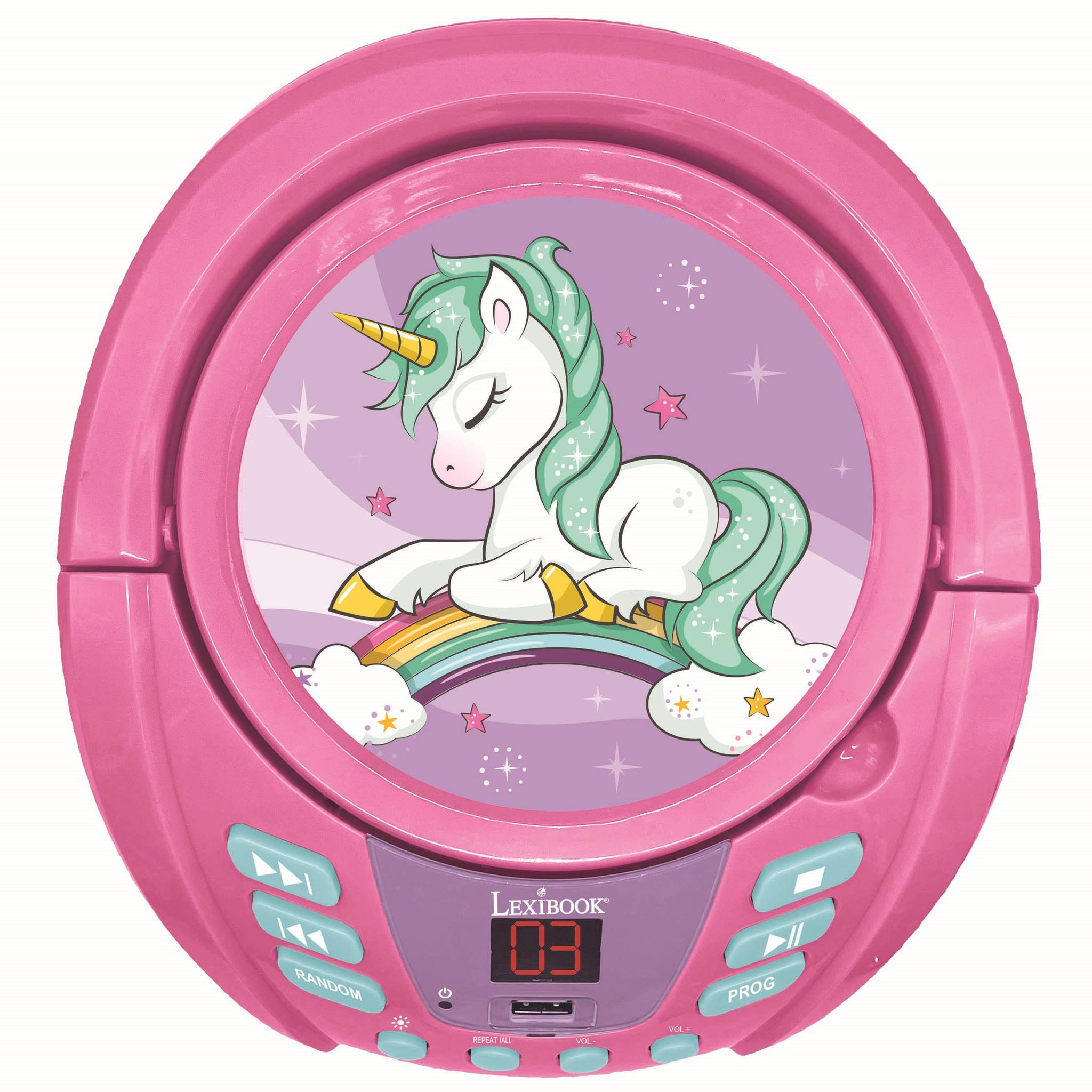 Voir la diapositive 6 : Lexibook Lecteur CD Portable Bluetooth Licorne