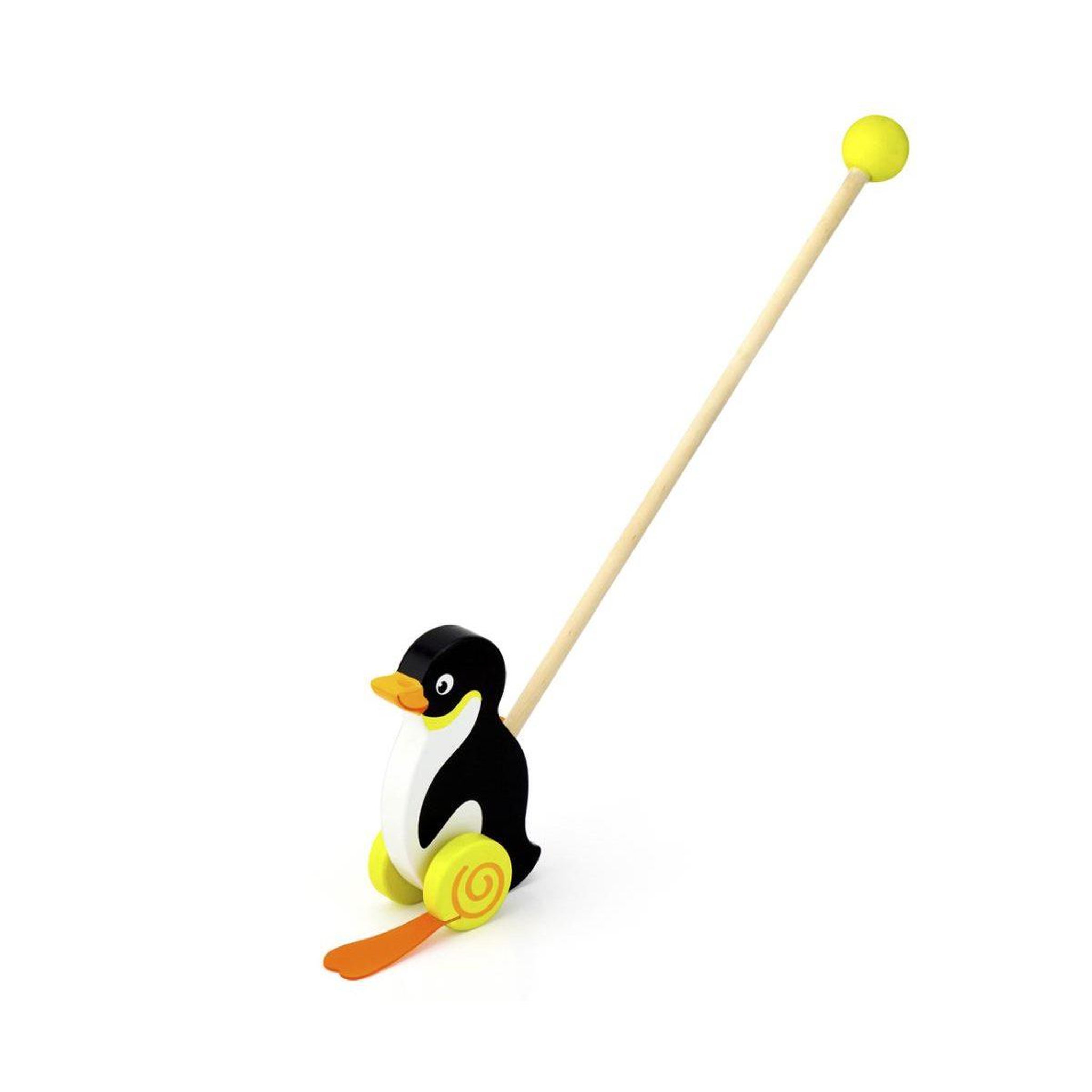 VIGA Jouet à pousser pingouin  50962