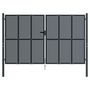 Voir la diapositive 3 : VIDAXL Portail de jardin anthracite 300x175 cm acier
