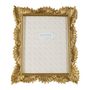 Voir la diapositive 2 : Paris Prix Cadre Photo Déco Feuilles  Olly  20x25cm Or