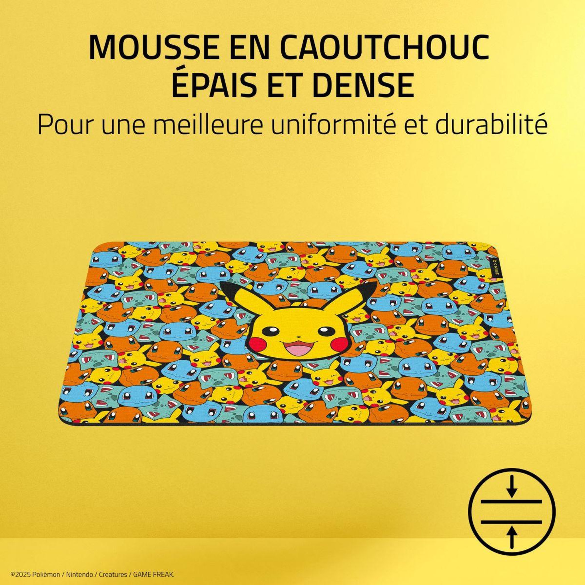 Voir la diapositive 3 : Razer Tapis de souris GIGANTUS V2 MEDIUM POKÉMON KANTO STARTER