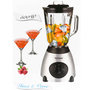 Voir la diapositive 2 :  Blender inox avec bol en verre 500w
