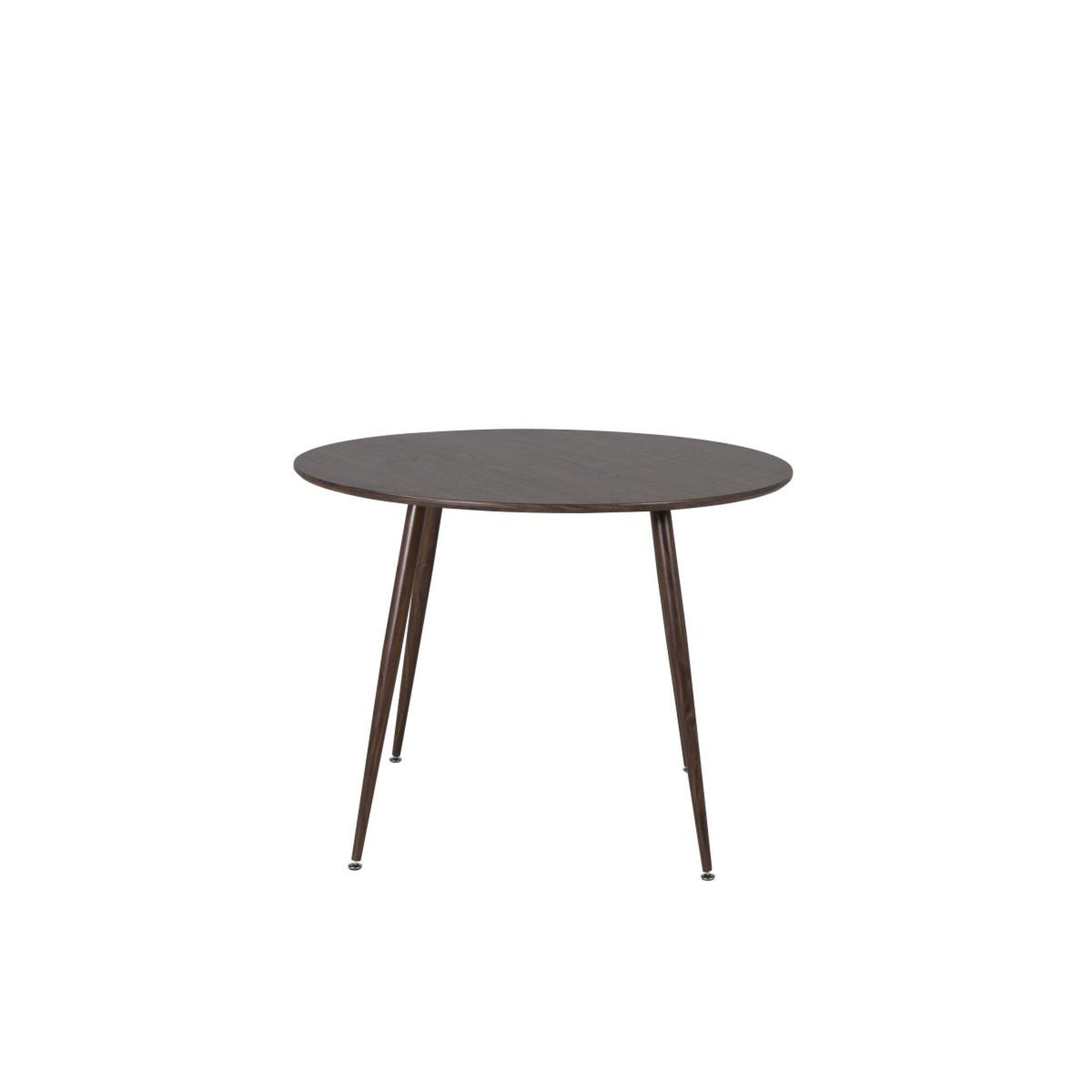 Voir la diapositive 2 : Paris Prix Table à manger ronde  plaza  100cm noyer