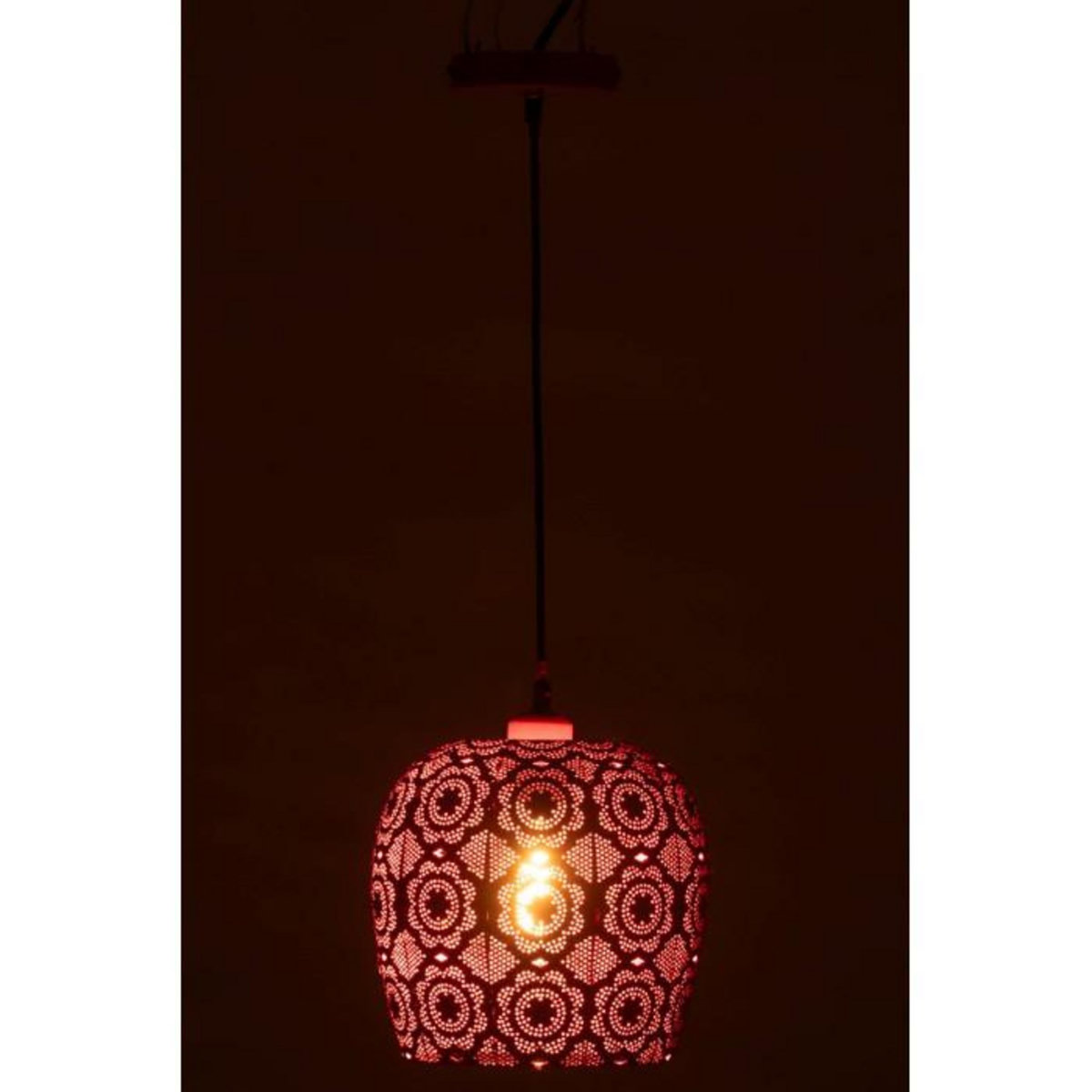 Paris Prix Lampe Suspension en Métal  Alive  39cm Rouge
