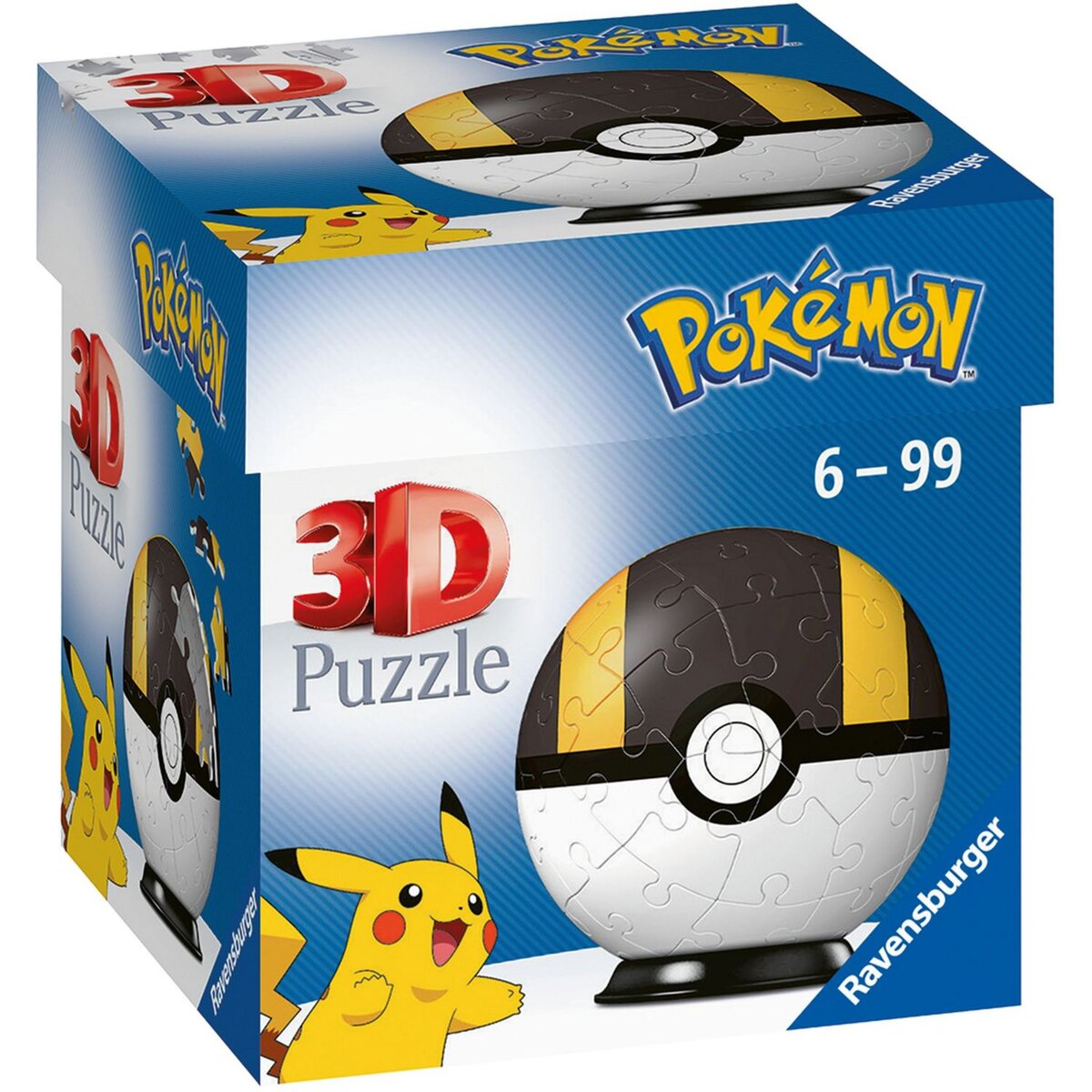 RAVENSBURGER Puzzles 54 pièces 3D Ball Pokémon