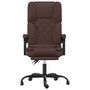 Voir la diapositive 3 : VIDAXL Fauteuil de massage inclinable de bureau Marron Similicuir
