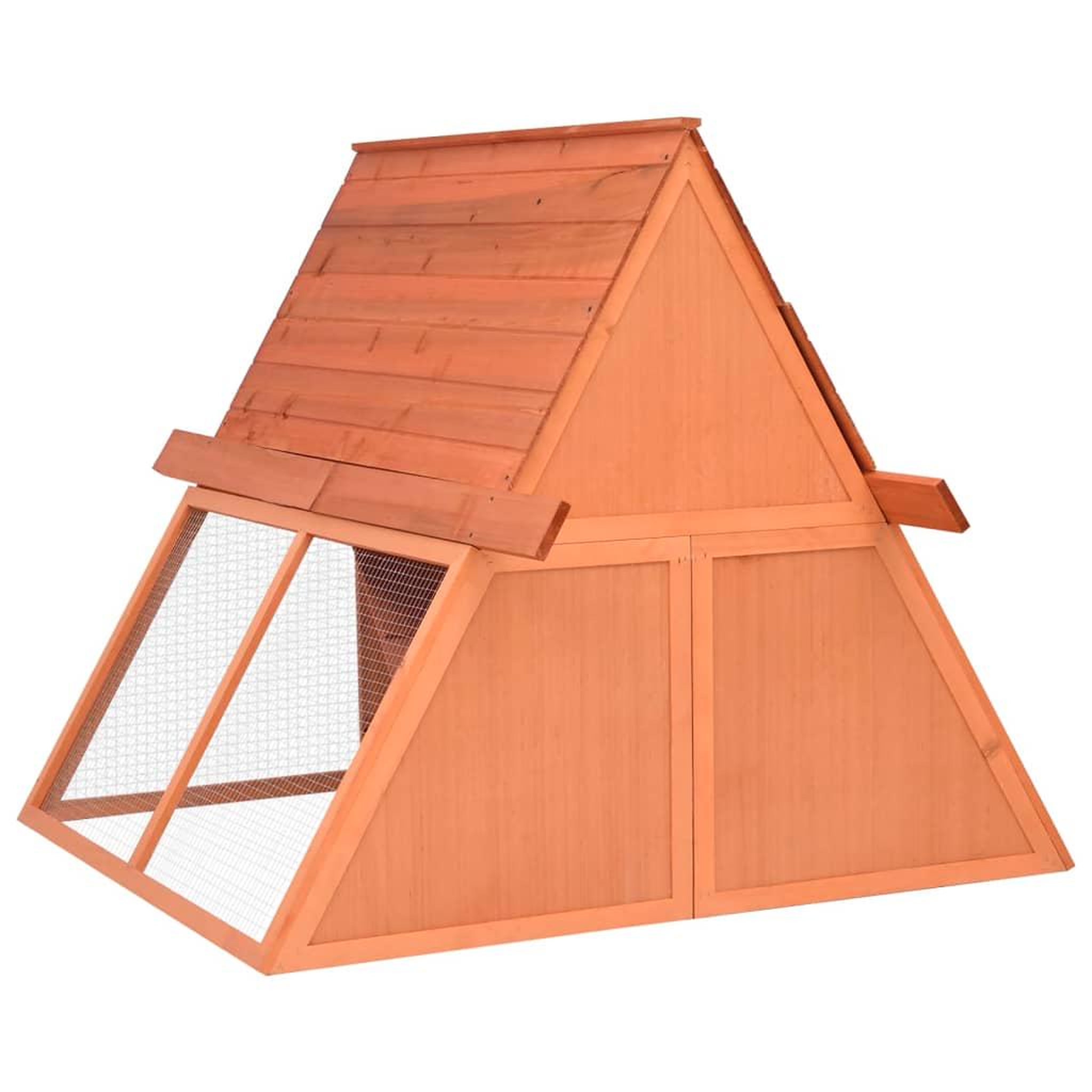 Voir la diapositive 5 : VIDAXL Clapier 152x127x109,5 cm bois de sapin massif