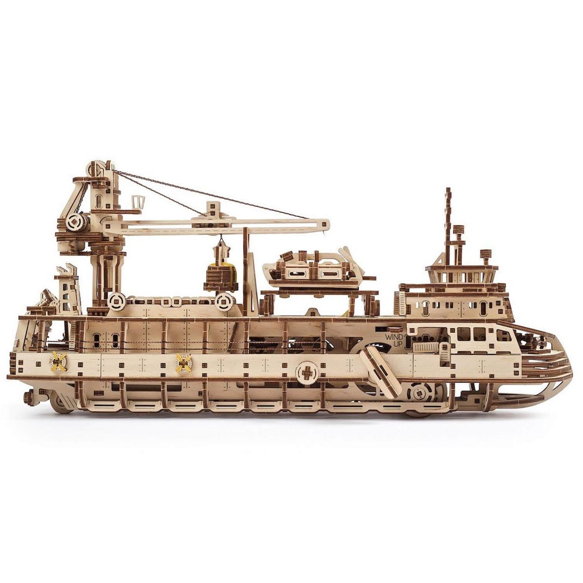 UGEARS Maquette en bois : Navire de recherche
