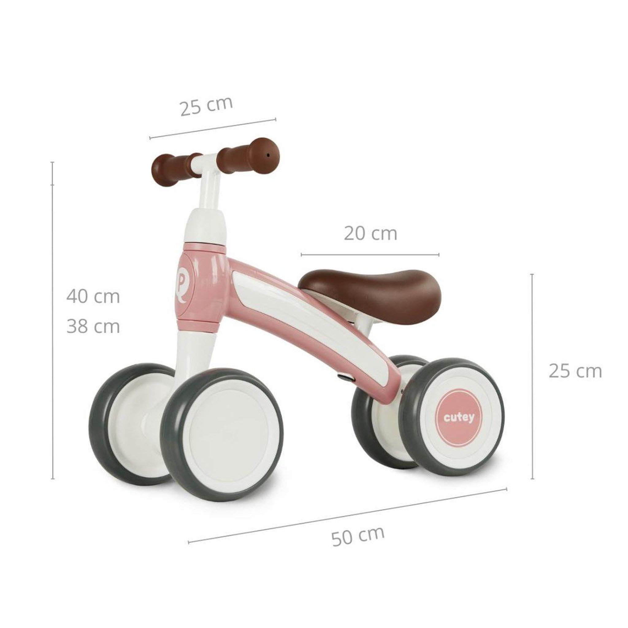 Voir la diapositive 3 : QPLAY Porteur  cutey rétro rose