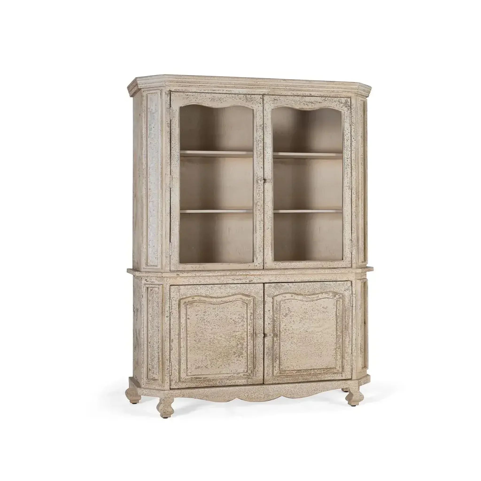 Voir la diapositive 3 : GINER Y COLOMER SL Vitrine en bois de manguier 120 cm style rustique