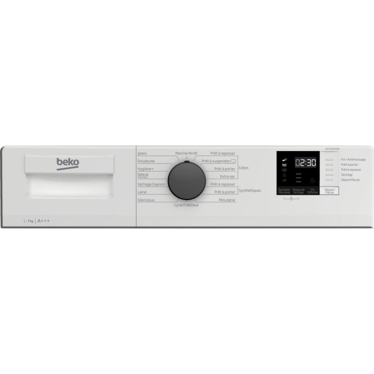 Beko Sèche linge pompe à chaleur DH7512CA0W