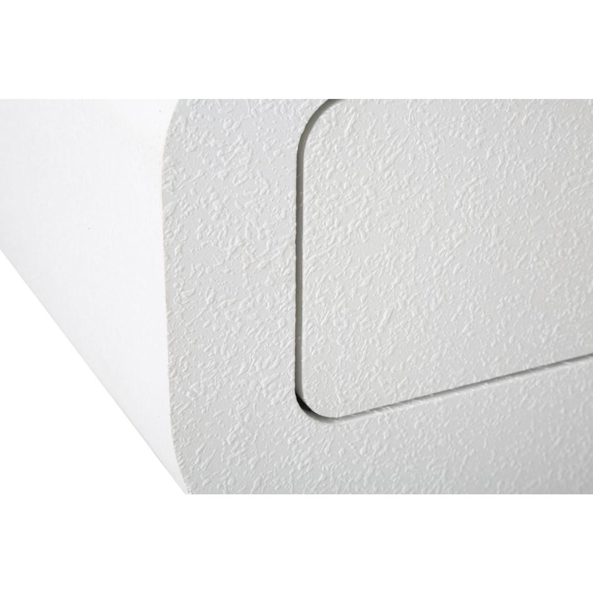 Paris Prix Console 3 Tiroirs Design  Venus  110cm Blanc & Or