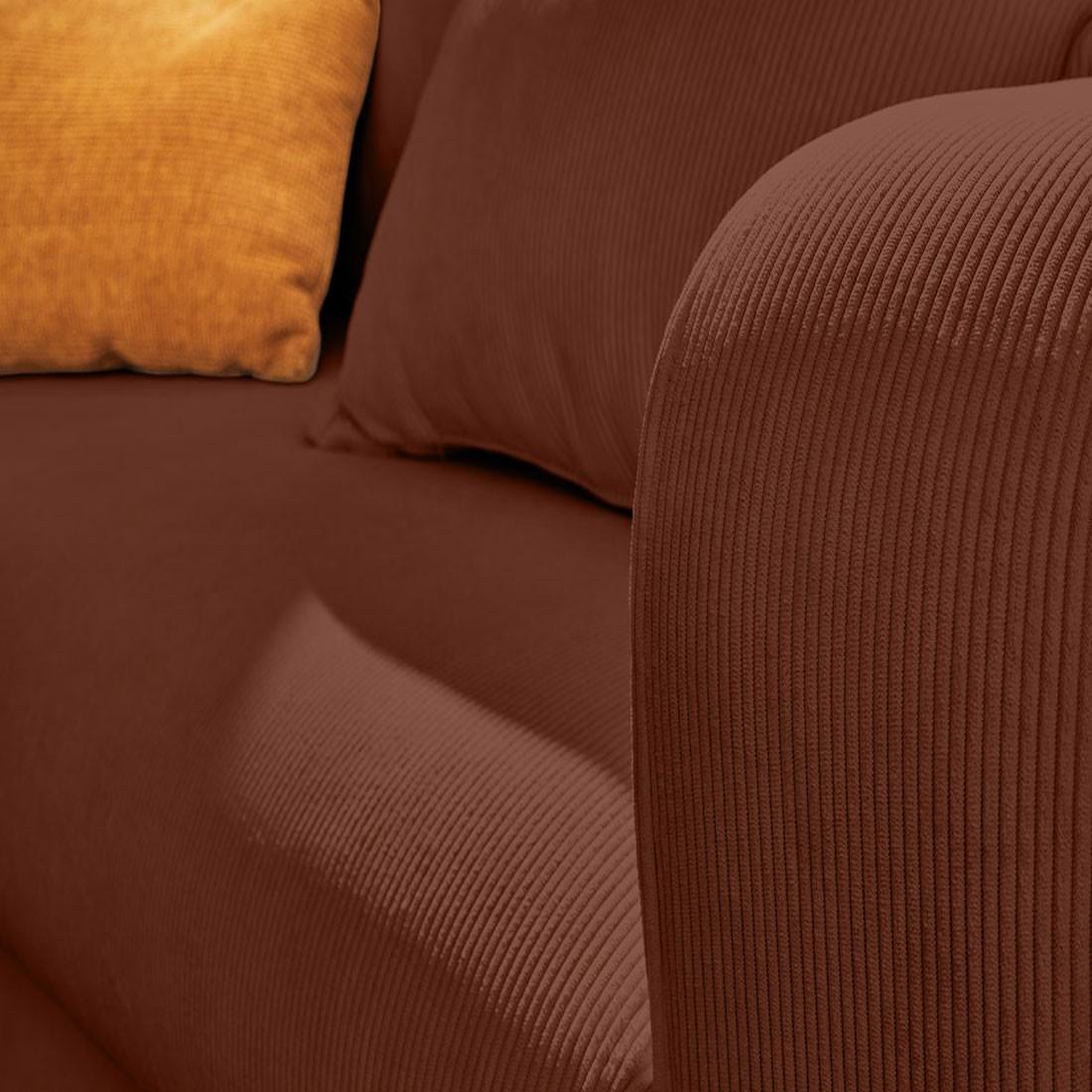 Voir la diapositive 4 : BEST MOBILIER Albane - canapé 3 places - convertible avec coffre - en velours côtelé