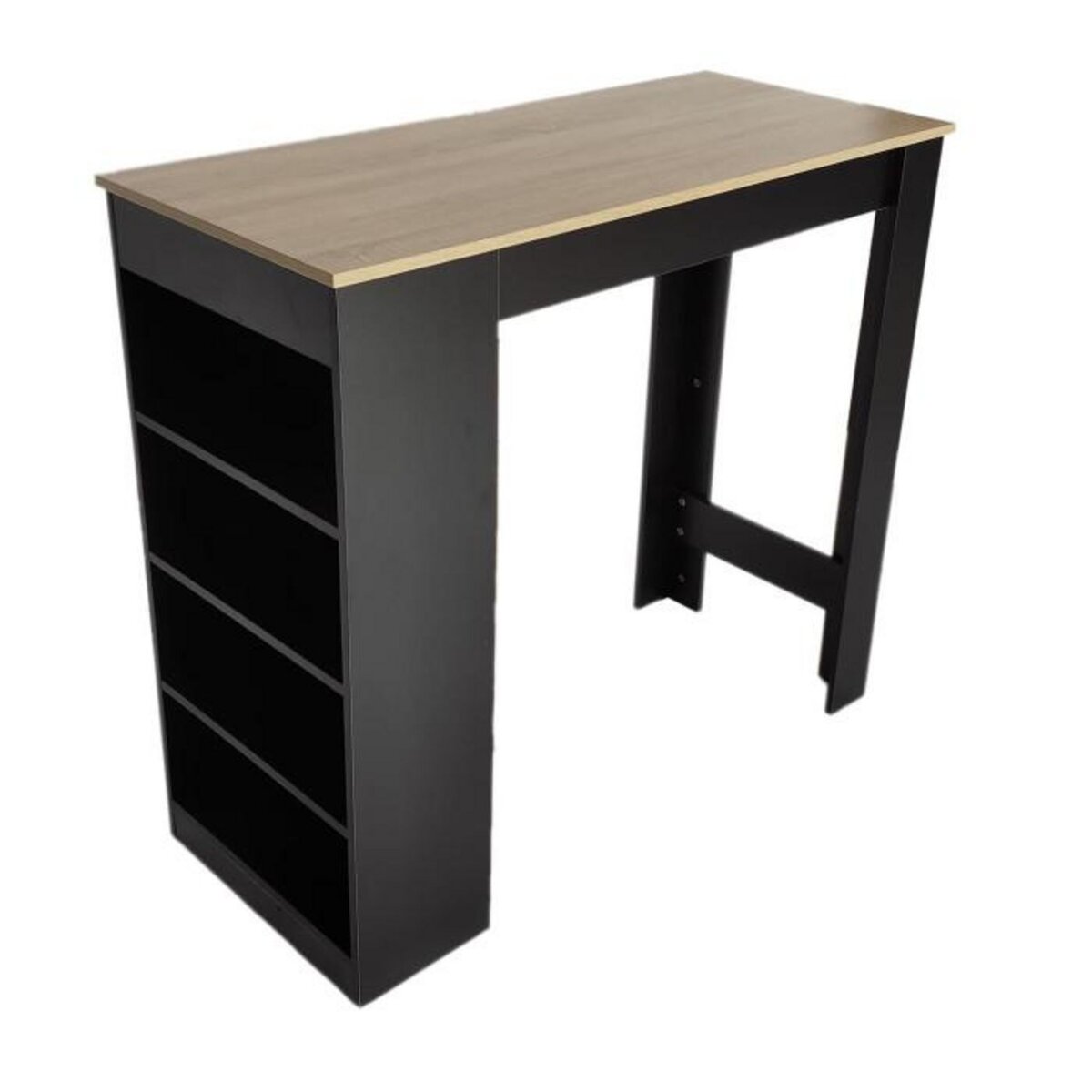 Paris Prix Table de Bar Design 4 Niveaux  Cheers  115cm Noir