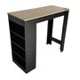 Voir la diapositive 1 : Paris Prix Table de Bar Design 4 Niveaux  Cheers  115cm Noir