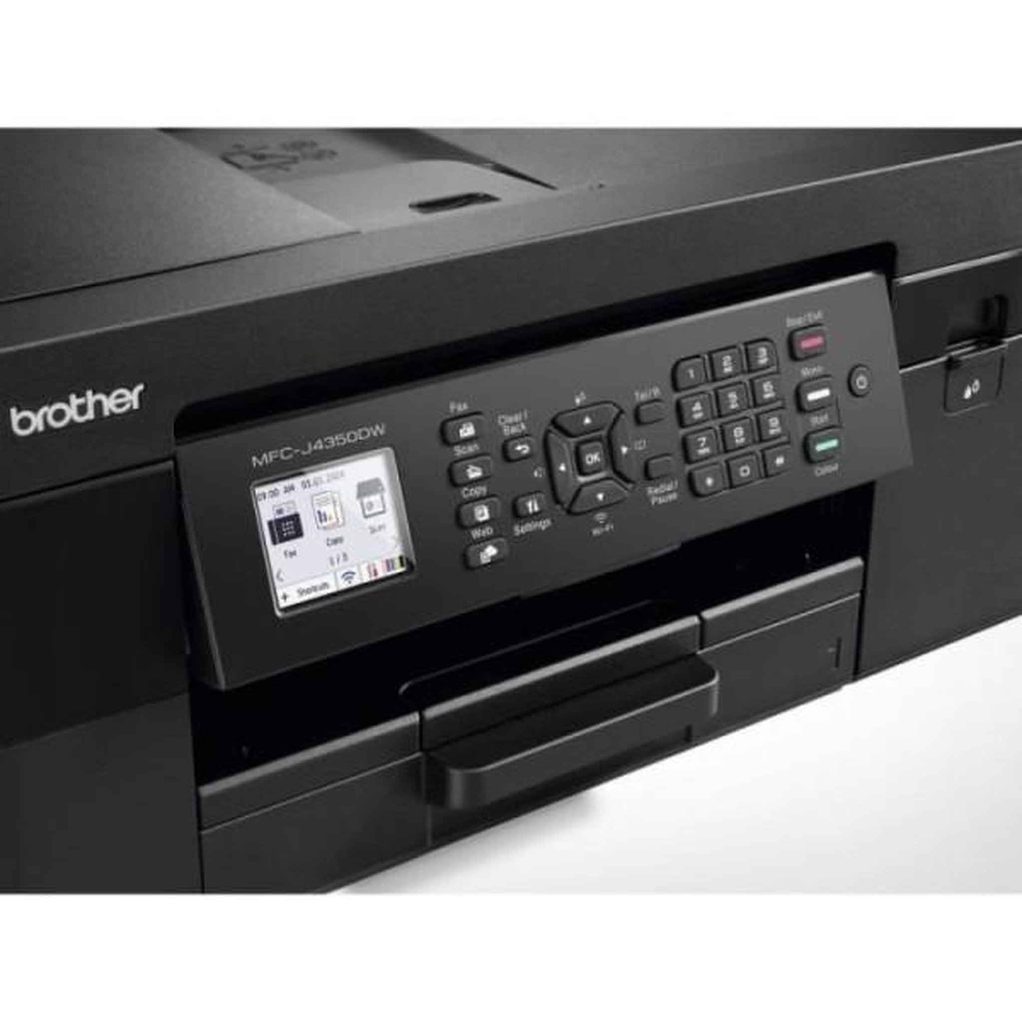Voir la diapositive 4 : Brother Imprimante multifonction 4-en-1 - BROTHER - MFC-J4350DW - Wi-Fi et Wi-Fi direct - Jet d'encre - A4