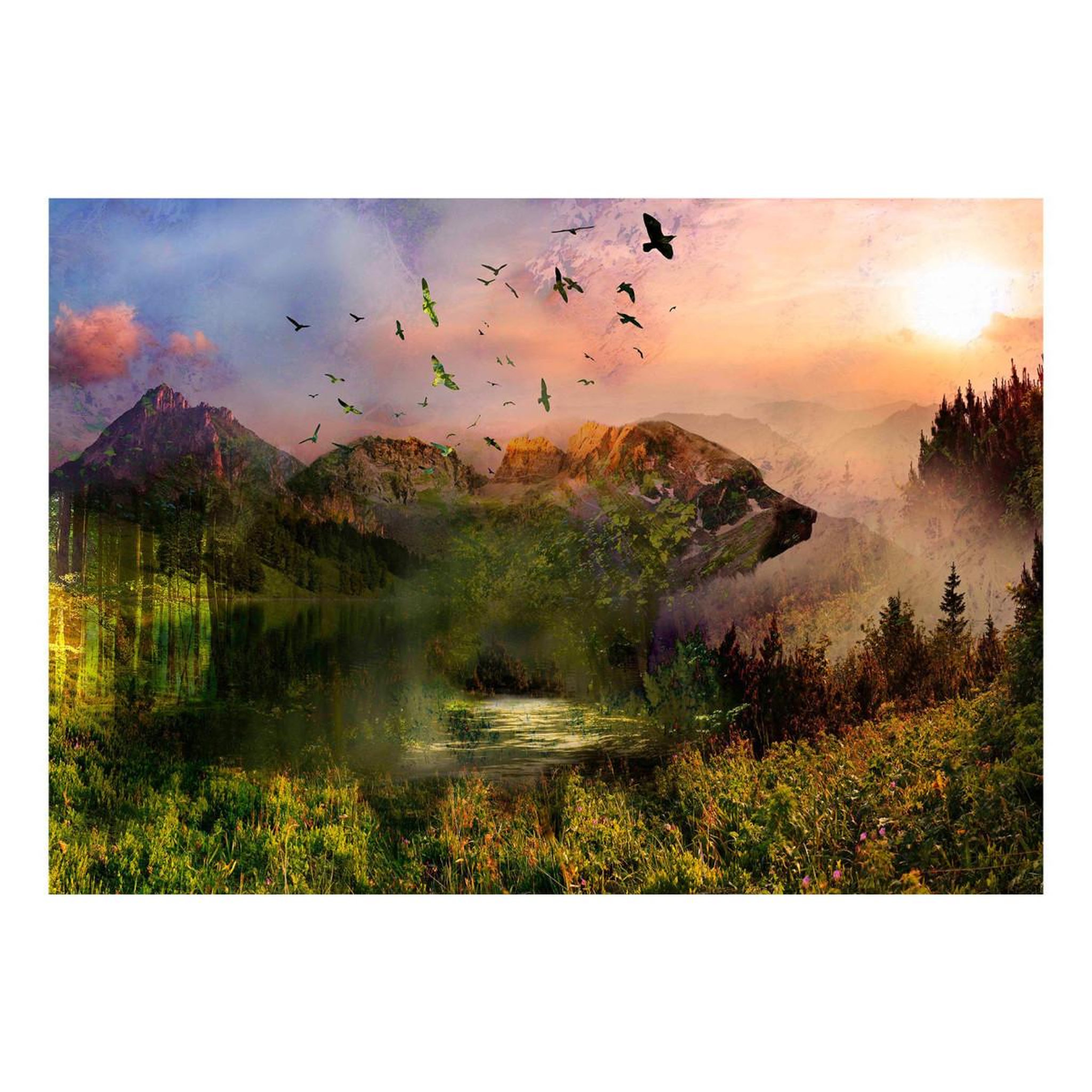 Voir la diapositive 2 : Paris Prix Papier peint  bear in the mountain